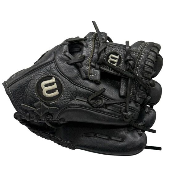 Wilson A500 Baseball Glove RHT Right Hand Throw Black Ultra Soft Lining - Picture 7 of 7